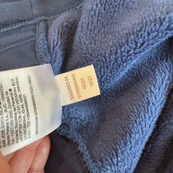 ATHLETA Cozy Karma 1/4 Zip Hoodie Enchanted Blue Sport Sweatshirt size XL - Picture 11 of 11